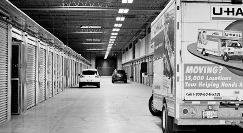 U-Haul Rental Track at XYZ Storage Toronto West Location