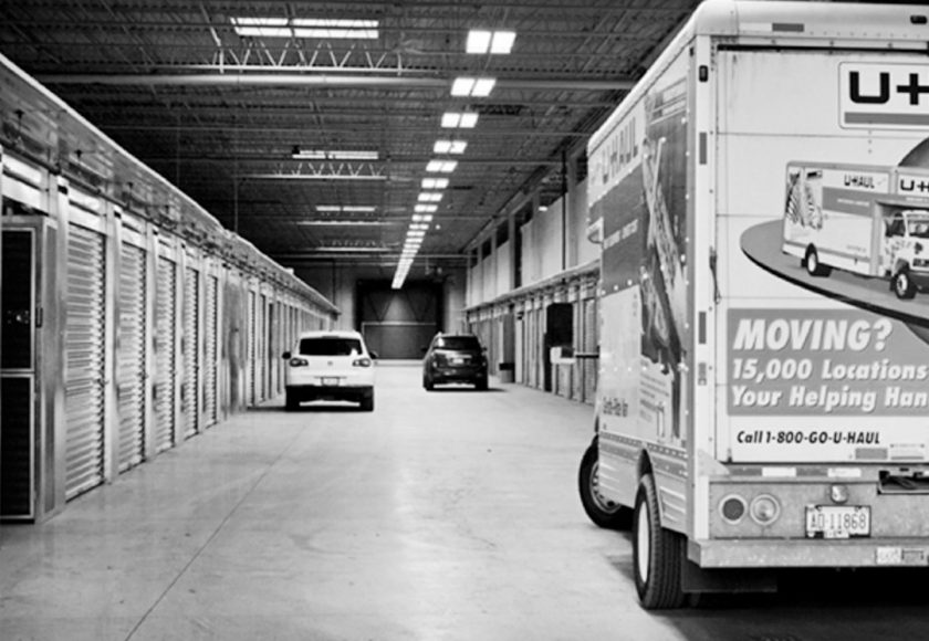 U-Haul Rental Track at XYZ Storage Toronto West Location