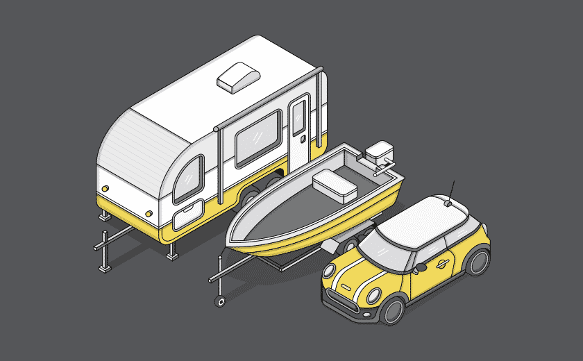 parking storage illustration