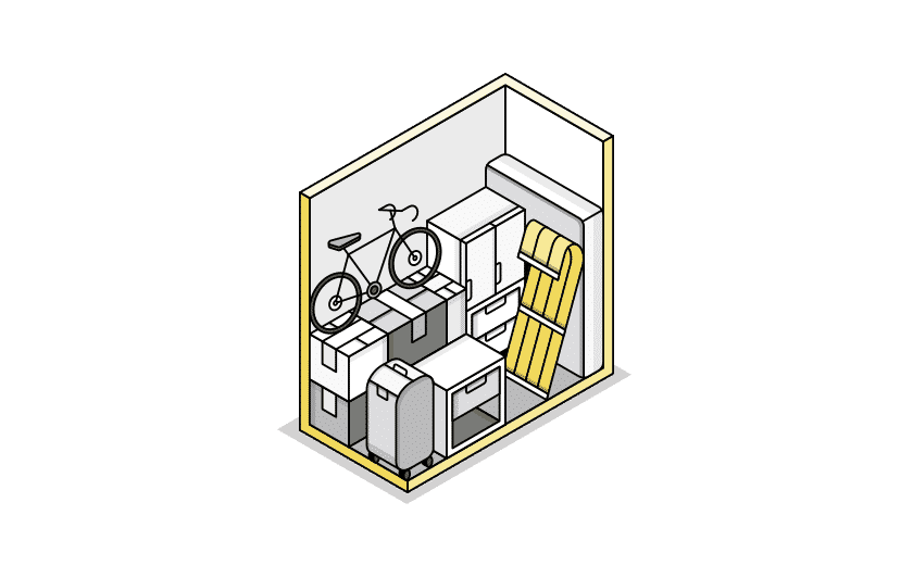 small storage illustration